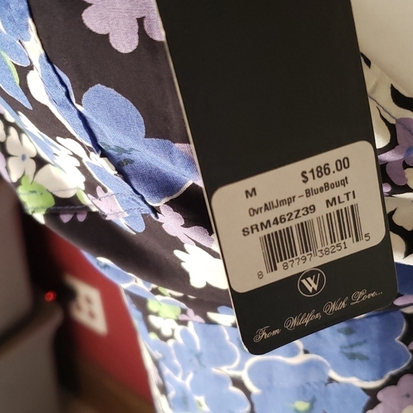 WILDFOX Blue Bouquet Jumpsuit NWT - Picture 6 of 6